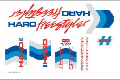 Preview: Frame decal set Haro 1984 Sport