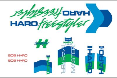 Rahmen Stickerset Haro 1985 Master