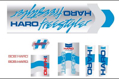 Preview: Frame decal set Haro 1985 Sport