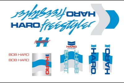 Preview: Frame decal set Haro 1985 Sport