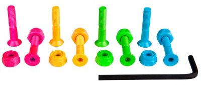 Preview: Skateboard Hardware Sushi Coloured Hex 1"