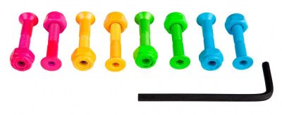 Skateboard Hardware Sushi Coloured Hex 1"