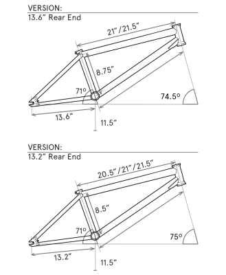 Frame Fly Bikes  Dove 13.6"