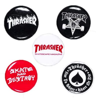 Button-Set Thrasher 5-pack