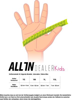 Handschuhe Allin Black Line Dealer