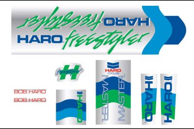 Rahmen Stickerset Haro 1985 Master