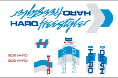 Rahmen Stickerset Haro 1985 Master