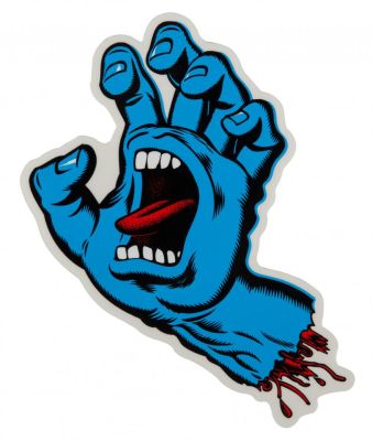 Sticker Santa Cruz Classic Screaming Hand small