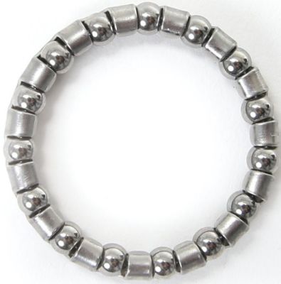 Headset bearing for threaded forks